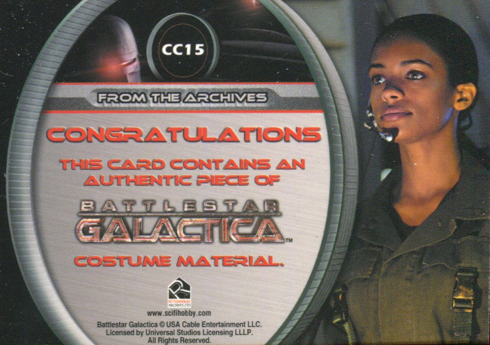 Battlestar Galactica Season One Officer Anastasia Dualla Costume Card CC15   - TvMovieCards.com