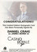 James Bond Heroes & Villains Daniel Craig Autograph Card   - TvMovieCards.com