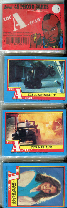 A-Team TV Show Vintage Rack Pack 45 Cards   - TvMovieCards.com