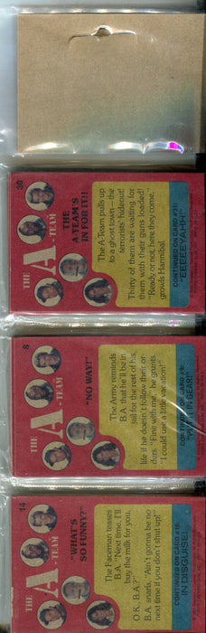 A-Team TV Show Vintage Rack Pack 45 Cards   - TvMovieCards.com
