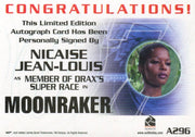 James Bond Archives Spectre Nicaise Jean-Louis Autograph Card A296   - TvMovieCards.com