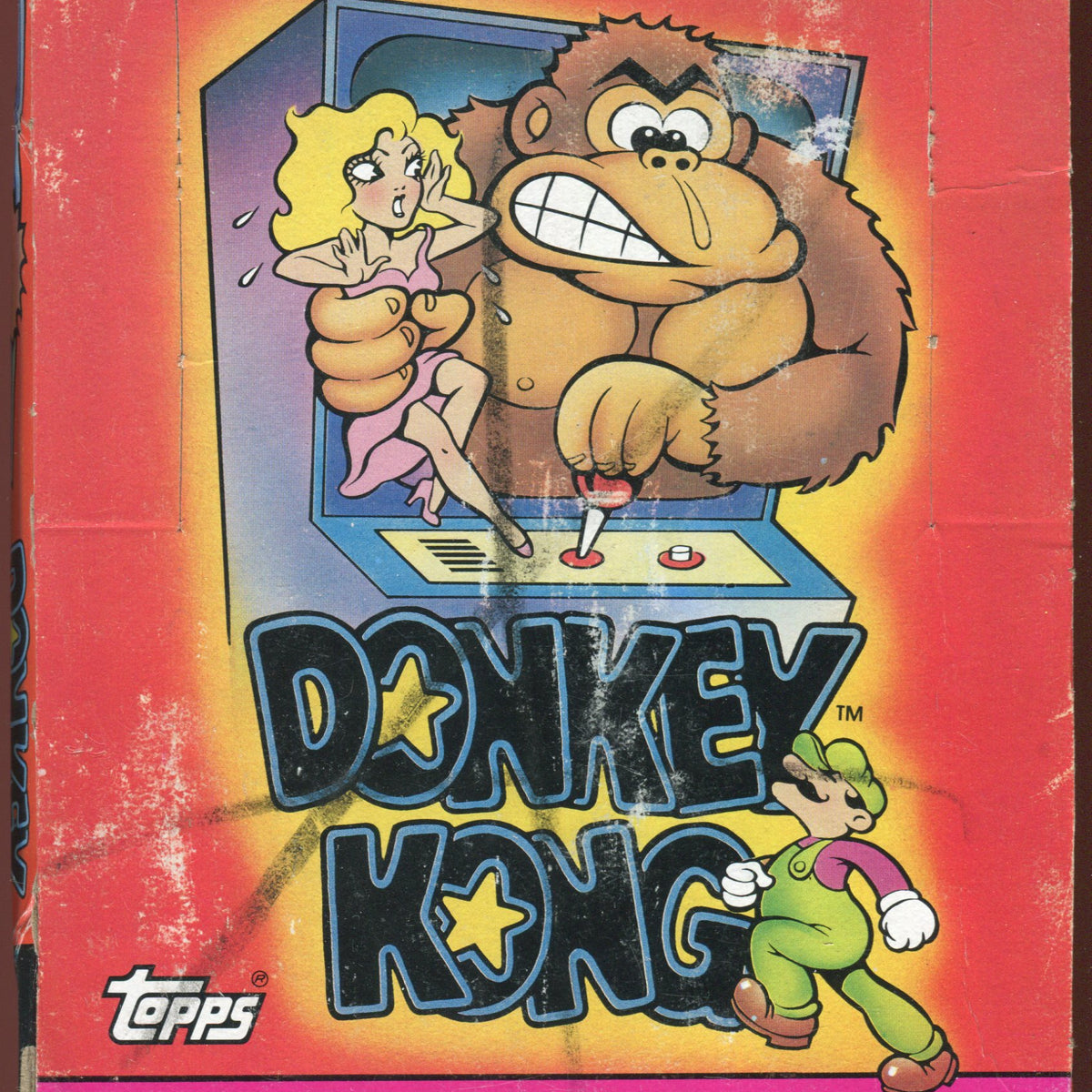 topps DONKEY KONG ドンキーコング　カード36枚　トップス Donkey Kong Vintage X-out Card Box 36 Packs Topps 1982