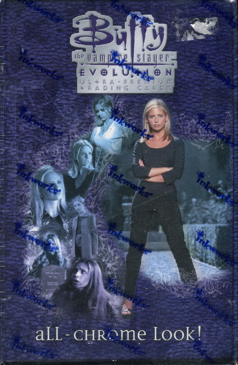 Buffy The Vampire Slayer Evolutions Chrome Card Box 24 Packs Inkworks 2002   - TvMovieCards.com