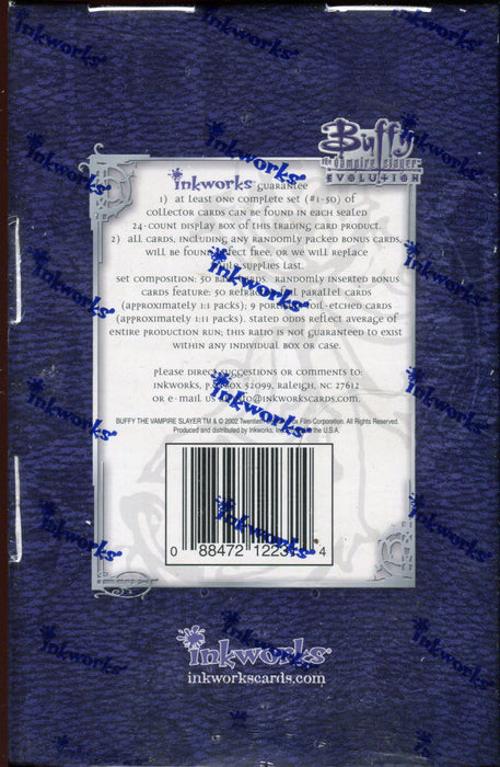 Buffy The Vampire Slayer Evolutions Chrome Card Box 24 Packs Inkworks 2002   - TvMovieCards.com