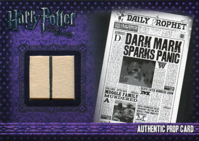 Harry Potter Deathly Hallows 1 The Daily Prophet Prop Card HP P1 #220/260   - TvMovieCards.com