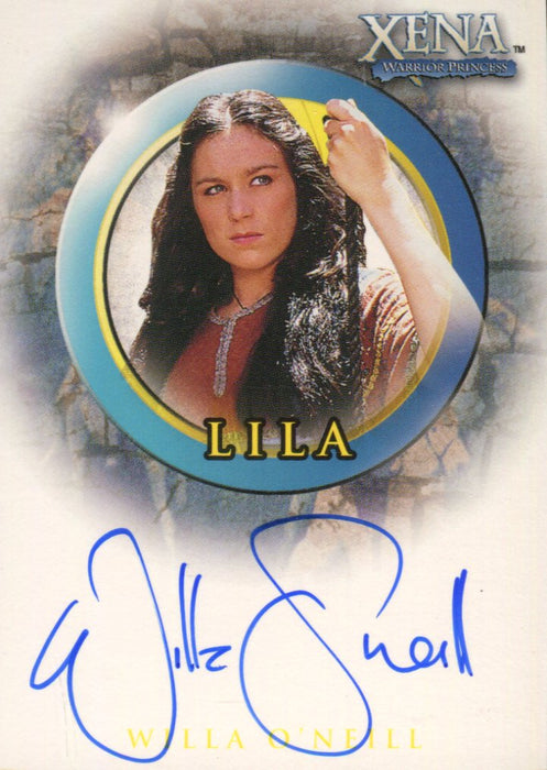 Xena Season Six Willa O'Neill as Lila Autograph Card A21   - TvMovieCards.com