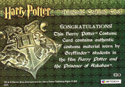 The World of Harry Potter 3D Gryffindor Cloak Costume Card HP C10 #046/175   - TvMovieCards.com