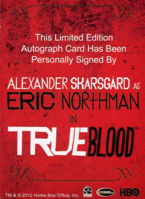 True Blood Archives Alexander Skarsgard Autograph Card   - TvMovieCards.com