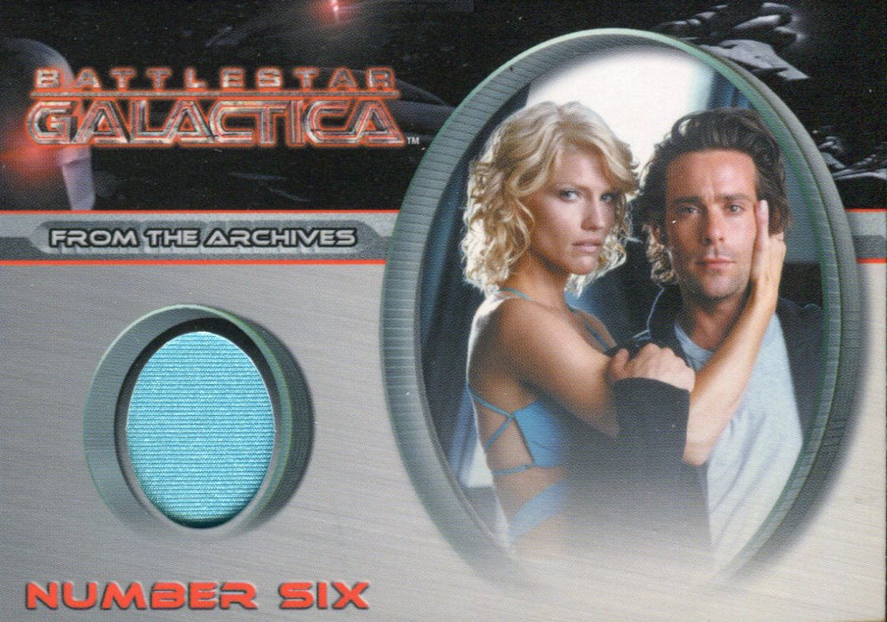 Battlestar Galactica Season One Number Six Costume Card CC16   - TvMovieCards.com