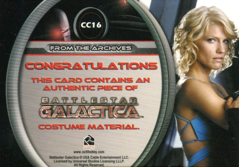 Battlestar Galactica Season One Number Six Costume Card CC16   - TvMovieCards.com