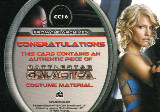 Battlestar Galactica Season One Number Six Costume Card CC16   - TvMovieCards.com