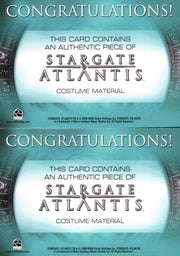Stargate Atlantis Season Two Dr. Rodney McKay Variant Costume Card Lot 2 Cards   - TvMovieCards.com