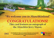 Wizard of Oz  Autograph  Card Lollipop Kid - Jerry Maren (Green JM1)   - TvMovieCards.com