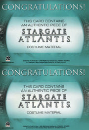 Stargate Atlantis Season Two Wraith Warrior Variant Costume Card Lot 2 Cards   - TvMovieCards.com