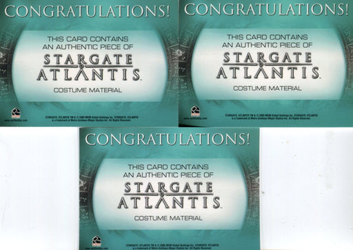 Stargate Atlantis Season Two Halling Costume Card Variants 3 Cards   - TvMovieCards.com