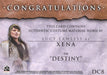 Xena Beauty and Brawn Lucy Lawless as Xena Double Costume Card DC8   - TvMovieCards.com