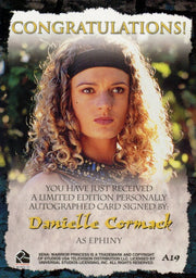 Xena Season Six Danielle Cormack as Ephiny Autograph Card A19   - TvMovieCards.com