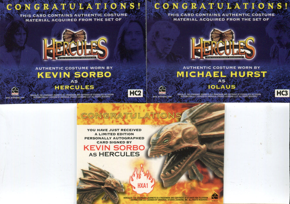 Hercules The Comlete Journeys Expansion Autograph Costume Card Set #51/999   - TvMovieCards.com