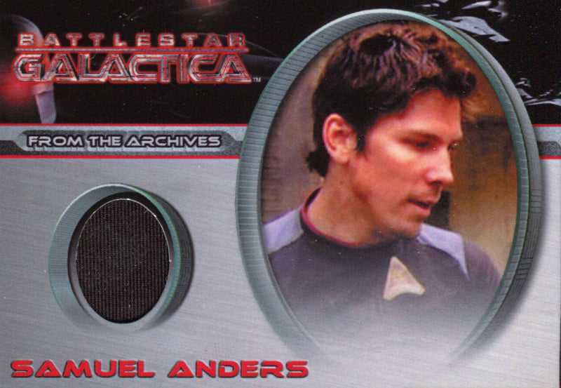 Battlestar Galactica Season Two Samuel Anders Costume Card CC24   - TvMovieCards.com