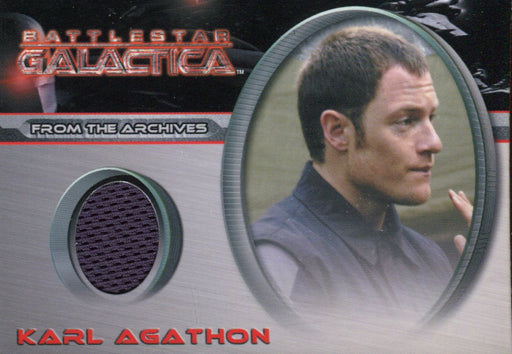 Battlestar Galactica Season Three Karl Agathon Costume Card CC33   - TvMovieCards.com