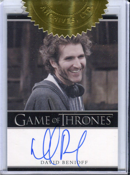 Game of Thrones Season 2 Dealer Incentive David Benioff Autograph Card   - TvMovieCards.com