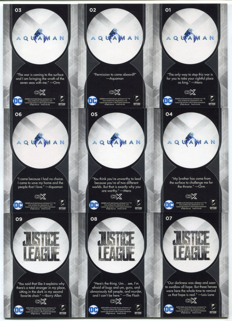 CZX DC Super Heroes & Super-Villains Complete 54 Card Red Parallel Base Set 2019 - TvMovieCards.com