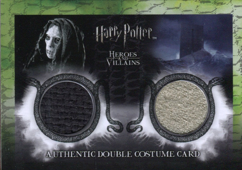 Harry Potter Heroes & Villains Double Costume Card DC3 HP #091/180   - TvMovieCards.com