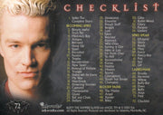 Spike The Complete Story Trading Base Card Set 72 Cards Inkworks 2005   - TvMovieCards.com