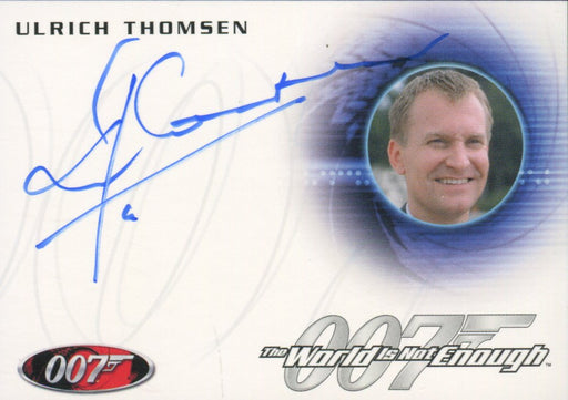 James Bond Mission Logs Ulrich Thomsen as Davidov Autograph Card A158   - TvMovieCards.com