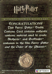 Harry Potter Order Phoenix Update Double Costume Card C15 HP #115/295   - TvMovieCards.com