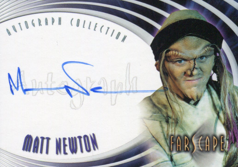 Farscape Season 3 Matt Newton as Jothee Autograph Card A16   - TvMovieCards.com