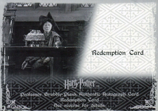 Harry Potter Memorable Moments 2 Apple Brook Autograph Redemption Card   - TvMovieCards.com