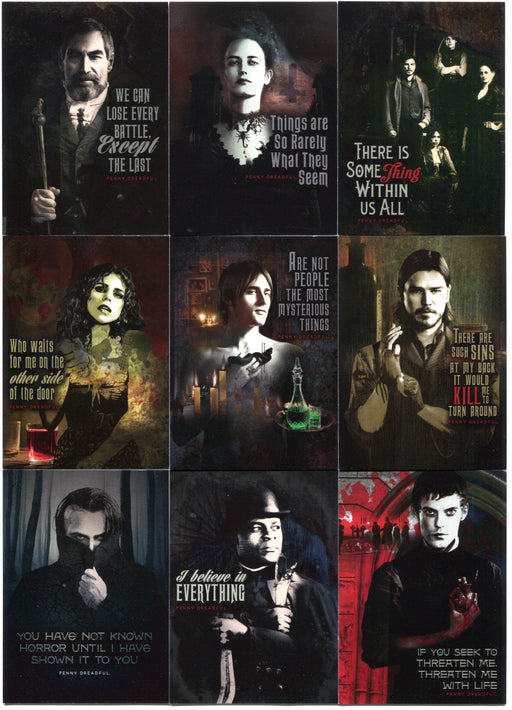 2015 Penny Dreadful Season One Quotable Chase Trading Card Set Q1-Q9   - TvMovieCards.com