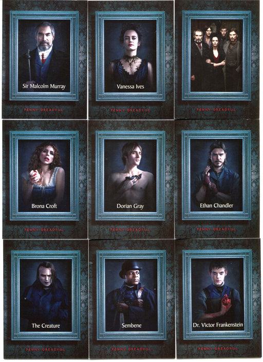 2015 Penny Dreadful Season One Character Bios Chase Trading Card Set C1-C9   - TvMovieCards.com