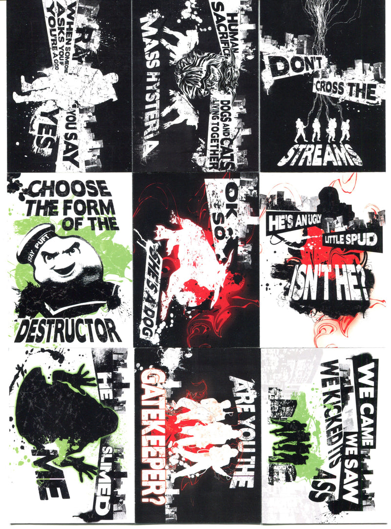 2016 Ghostbusters Movie Quotes Chase Trading Card Set Q1-Q9 Cryptozoic   - TvMovieCards.com