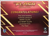 Flash Season 1 Dual Wardrobe Costume Card DM2 Grant Gustin & John Wesley Shipp   - TvMovieCards.com