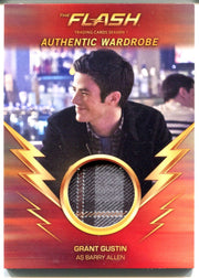 Flash Season 1 Wardrobe Costume Card M01 Grant Gustin as Barry Allen 2016 - TvMovieCards.com