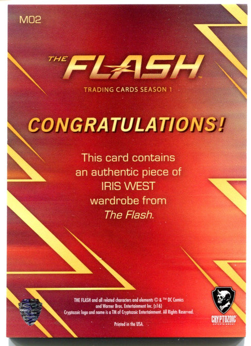 Flash Season 1 Wardrobe Costume Card M02 Candice Patton as Iris West   - TvMovieCards.com