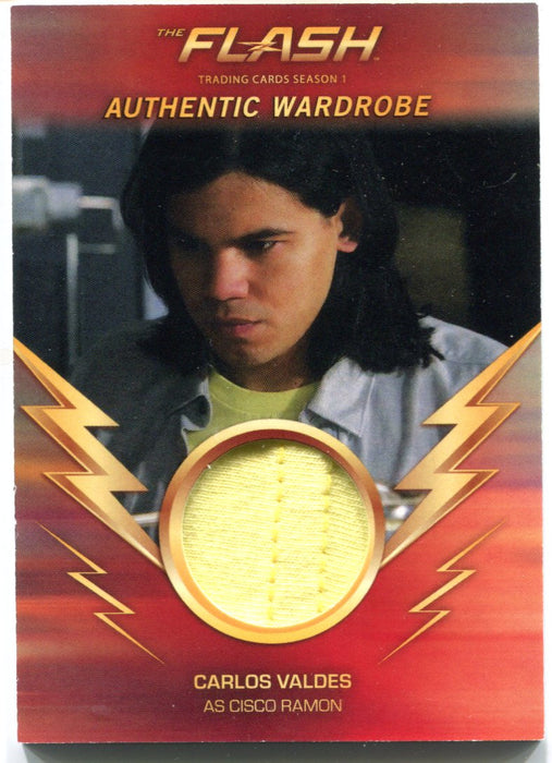 Flash Season 1 Wardrobe Costume Card M04 Carlos Valdes as Cisco Ramon   - TvMovieCards.com