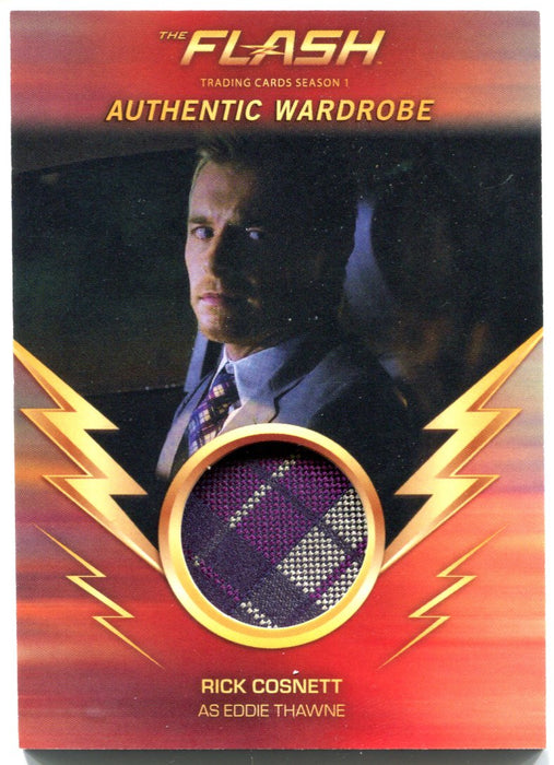 Flash Season 1 Wardrobe Costume Card M06 Rick Cosnett as Eddie Thawne   - TvMovieCards.com