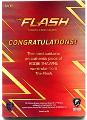 Flash Season 1 Wardrobe Costume Card M06 Rick Cosnett as Eddie Thawne   - TvMovieCards.com