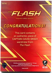 Flash Season 1 Wardrobe Costume Card M14 Patrick Sabongui as Captain David Singh   - TvMovieCards.com