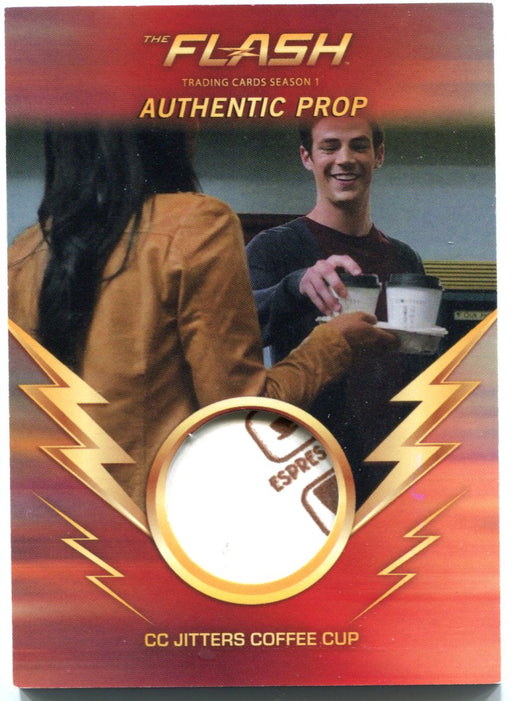 Flash Season 1 Wardrobe Prop Card M25 CC Jitters Coffee Cup   - TvMovieCards.com