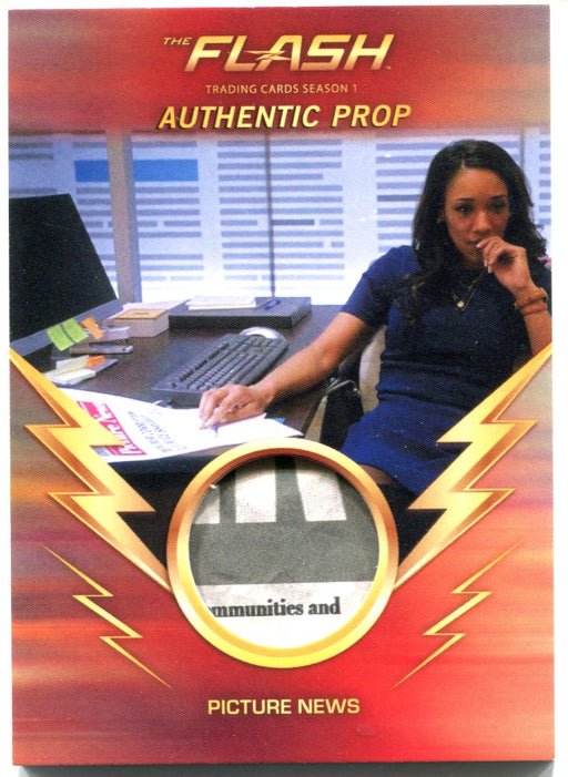 Flash Season 1 Wardrobe Prop Card M28 Picture News   - TvMovieCards.com