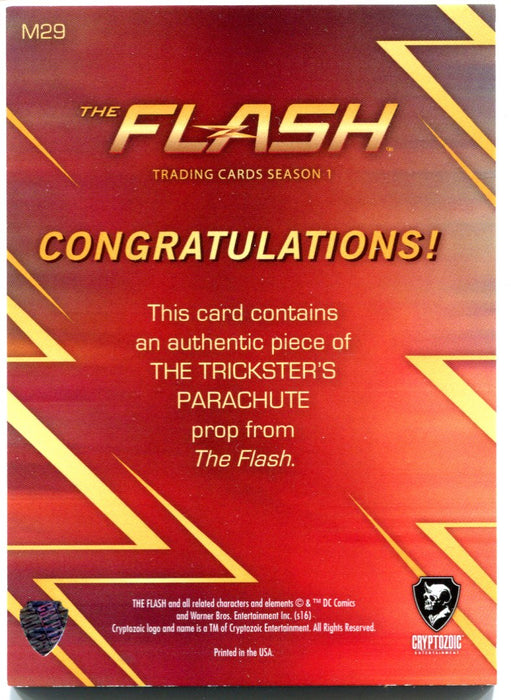 Flash Season 1 Wardrobe Prop Card M29 The Trickster's Parachute   - TvMovieCards.com