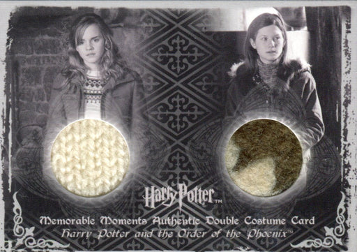 Harry Potter Memorable Moments 2 Hermione Ginny Double Costume Card HP C12 #012   - TvMovieCards.com