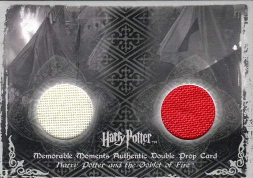 Harry Potter Memorable Moments 2 Quidditch Flags Double Prop Card HP P7 #063/150   - TvMovieCards.com