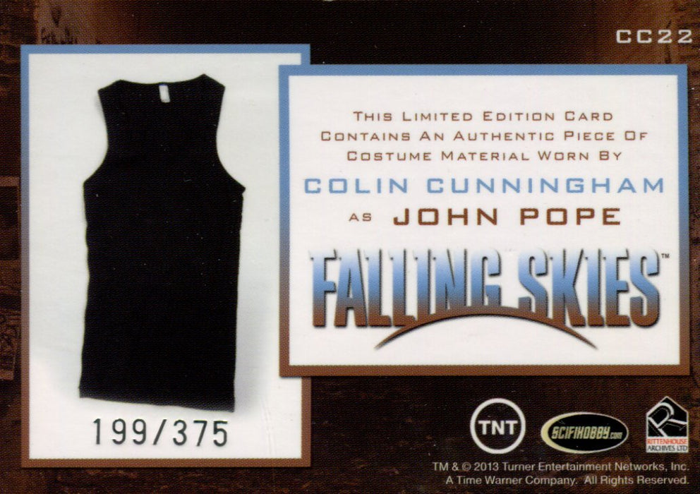 Falling Skies Season 2 Premium Pack John Pope Costume Card CC22 #199/375   - TvMovieCards.com