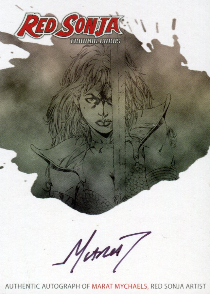 Red Sonja 2011 (Breygent) RSA-MMC "Marat Mychaels" SDCC San Diego Autograph Card   - TvMovieCards.com
