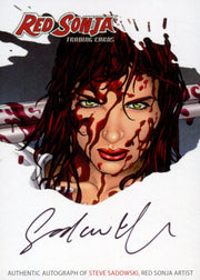 Red Sonja 2011 (Breygent) RSA-SSC "Steve Sadowski" SDCC San Diego Autograph Card   - TvMovieCards.com